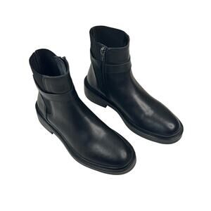 LA CANADIENNE Lily City Dry Waterproof Black Leather Chelsea Boots Womens 7 New